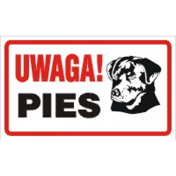 AU007 Uwaga! Pies