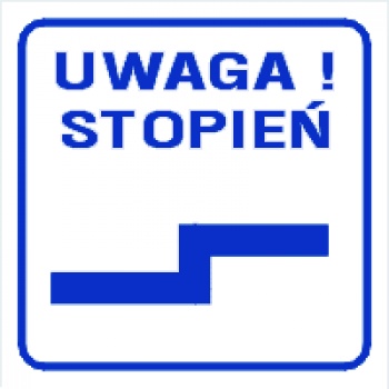 AS011 Piktogram Uwaga stopień