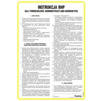 IAA13 Ogólna instrukcja BHP dla pomieszczeń administracyjno-biurowych.