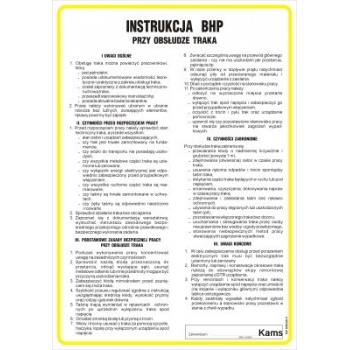 IAB20 Instrukcja BHP przy obsłudze traka