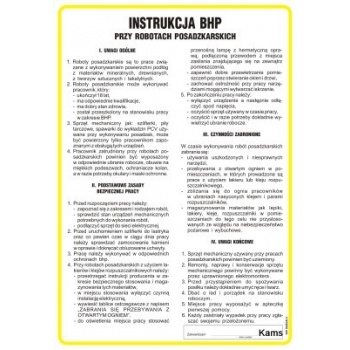 IAF09 Instrukcja BHP przy robotach posadzkarskich