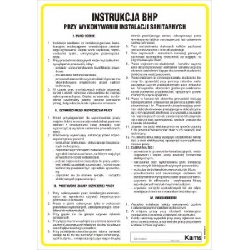 IAF11 Instrukcja BHP przy wykonywaniu instalacji sanitarnych