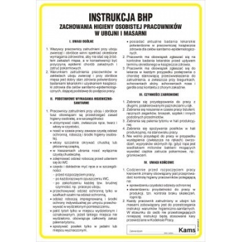 IAG21 Instrukcja BHP zachowania higieny osobistej pracowników w ubojni i masarni