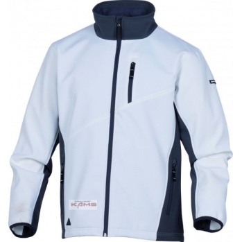 LULEA - bluza nieprzemakalna, oddychająca bało-czarna - S-3XL.