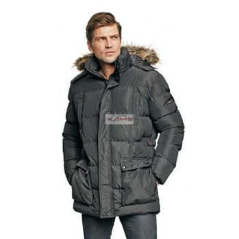 ANS LONG PARKA - męska wydłużana kurtka z odpinanym kapturem - S-3XL.