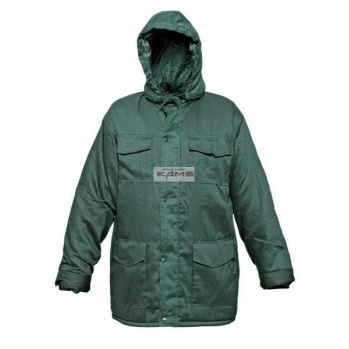 BE-02-001 - Kurtka zimowa termoizolowana z odpinanym kapturem 2 kolory - S-3XL.