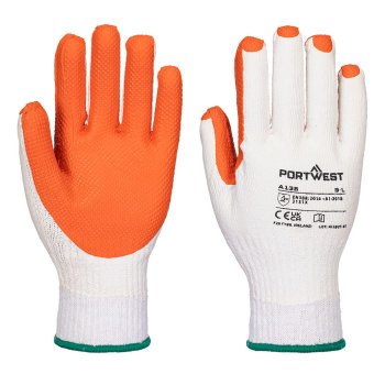 A135 - Rekawica Grip z polibawełny - L-2XL
