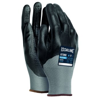 IS-07360 - Rękawice nylonowe powlekane spienionym nitrylem DOTS CATCH - 7-11