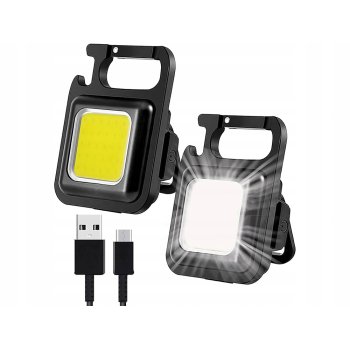 Lampka brelok, magnes i otwierzacz LED COB Bailong