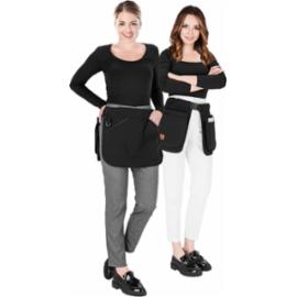 BAG-ZAP - Zapaska ochronna 100% poliester 270 g/m² ruchoma kieszeń przednia dwie podwójne ruchome tylne końcówki do przypięcia kluczy - 79x34cm