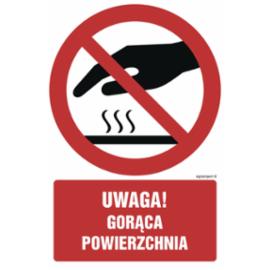 GC027 - Nie dotykać. Gorąca powierzchnia