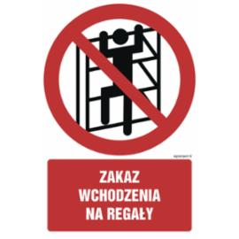 GC059 - Zakaz wchodzenia na regały