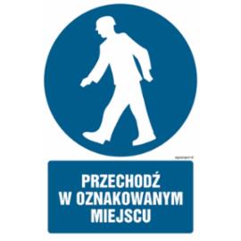 GL013 - Przechodź w oznakowanym miejscu