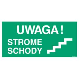 AC024 - Uwaga! Strome schody prawostronne