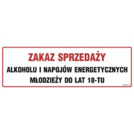 NC144 - Zakaz sprzedaży alkoholu i napojów energetycznych młodzieży do lat 18-tu