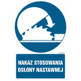 GL044 - Nakaz stosowania osłony nastawnej