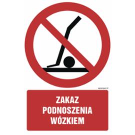 GC035 - Zakaz podnoszenia wózkiem