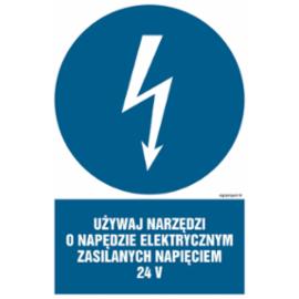HE016 - Używaj narzędzi o napędzie elektrycznym zasilanym napięciem 24V