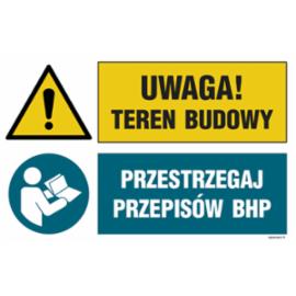 OI043 - Uwaga! teren budowy, Przestrzegaj przepisów BHP