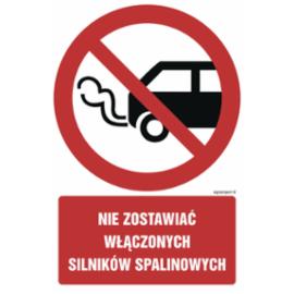 GC020 - Nie zostawiać włączonych silników spalinowych
