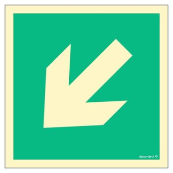 FB190 - Primary escape route (45 degrees)