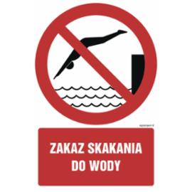 GC060 - Zakaz skakania do wody