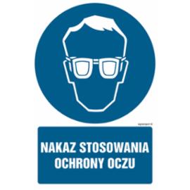 GL042 - Nakaz stosowania ochrony oczu