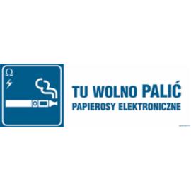 NC098 - Tu wolno palić papierosy elektroniczne