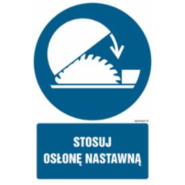 GL014 - Stosuj osłonę nastawną