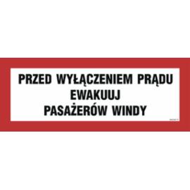 BC129 - Przed wyłączeniem prądu ewakuuj pasażerów windy