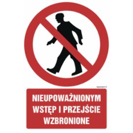 GC003 - Nieupoważnionym wstęp i przejście wzbronione