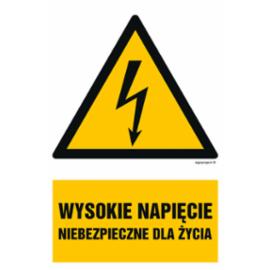 HA004 - Wysokie napięcie niebezpieczne dla życia