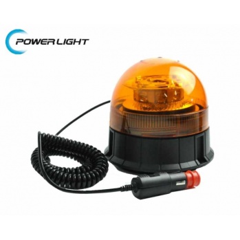 KOGUT lampa SYGNALIZACYJNA LED (8 LED), mocowanie magnetyczne, pomarańczowy 12/24V.