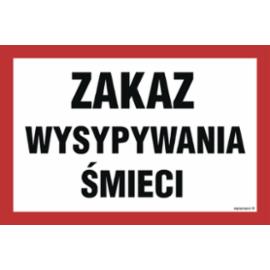 OD020 - Zakaz wysypywania śmieci