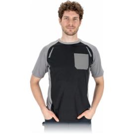 T-shirt męski krótki rękaw siateczka super wentylacja elementy odblaskowe kieszonka reklama nadruki sportowcy codzienny użytek TS-OVAR - S-3XL