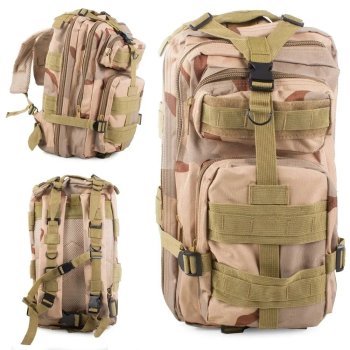 PLECAK WOJSKOWY TAKTYCZNY 30L Beżowy14359_BE - 43x24x25 cm
