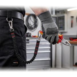Smycz na narzędzia taśma poliestrowa szybka wymiana narzędzi dla monterów warsztatatów długość: ok.77 cm ALTER-LANYARD-C