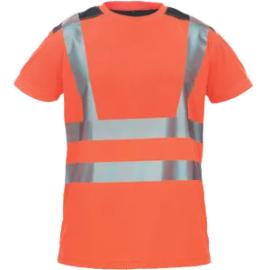 Koszulka HI-VIS z lekkiego materiału poliestrowego single jersey t-shirt KNOXFIELD HVPS