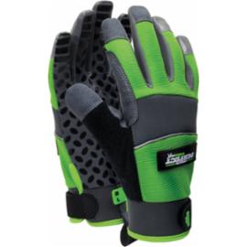 Rękawice syntetyczne STALCO PERFECT Hi-Vis Gripper, ochronne EN 420 i EN 388, do prac mechanicznych i przemysłowych