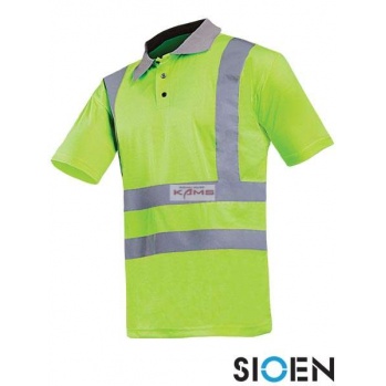 SI-ASTIER - koszulka polo odblaskowa (pomarańcz - GO/RT 3279) - 2 kolory - S-3XL.