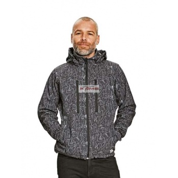 LUTTON KURTKA SOFTSHELLOWA - męska, trzywarstwowa, modna kurtka softshellowa z membraną z TPU - S-3XL.