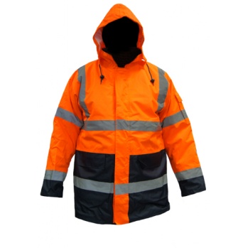 JOWISZ - ocieplana kurtka z fluorescencyjnego materiału 2 kolory - S-3XL. 
