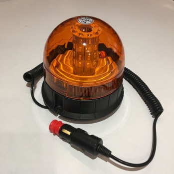 KOGUT LOB104 - Lampa błyskowa ostrzegawacza micro led 12v 24v na magnes, praca w temp od -30°C do +50°.