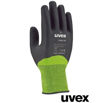 RUVEX-C500XG - Rękawice ochronne, ochrona przecięcia (klasa 5), odporność na ścieranie, pokryte pianką Xtra Grip - 7,8,9.