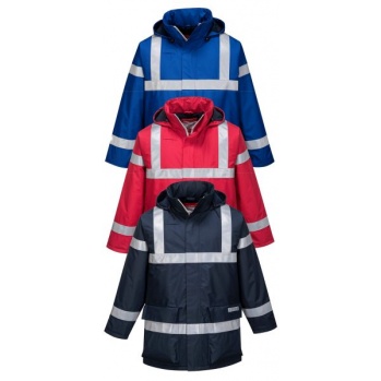 S785 - Antystatyczna kurtka trudnopalna i przeciwdeszczowa Bizflame - 3 kolory - S-3XL.