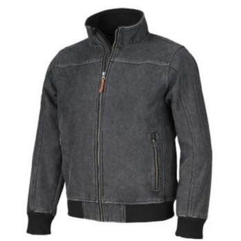 HENRY 04524B - Kurtka softshell, stylizowana na jeansową, po dwie przednie i wewnętrzne kieszenie - S-3XL.