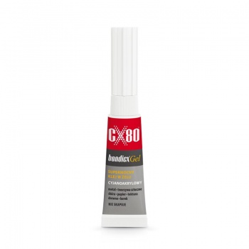 KLEJ CX80 BONDICX GEL - mocny, uniwersalny klej cyjanoakrylowy w postaci żelu 3g