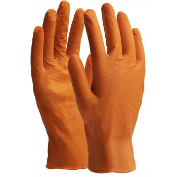 NITRAX GRIP - RĘKAWICE NITRYLOWE, ELASTYCZNE, LEKKIE, ODPORNE CHEMICZNIE, 5 par