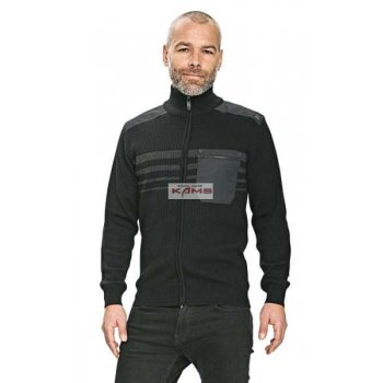 ROSLEV - męski rozpinany sweter z mieszanki bawełny i akrylu - XS-3XL.
