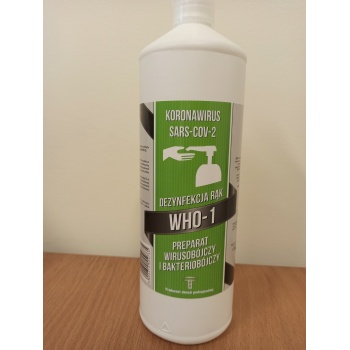 BIOSOL WHO-1 - preparat wirusobójczy i bakteriobójczy, 1l